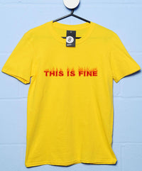 Thumbnail for This is Fine Unisex T-Shirt 8Ball