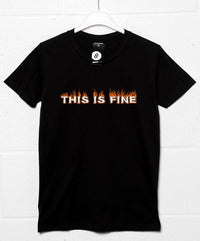 Thumbnail for This is Fine Unisex T-Shirt 8Ball