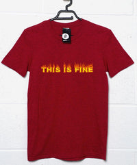 Thumbnail for This is Fine Unisex T-Shirt 8Ball