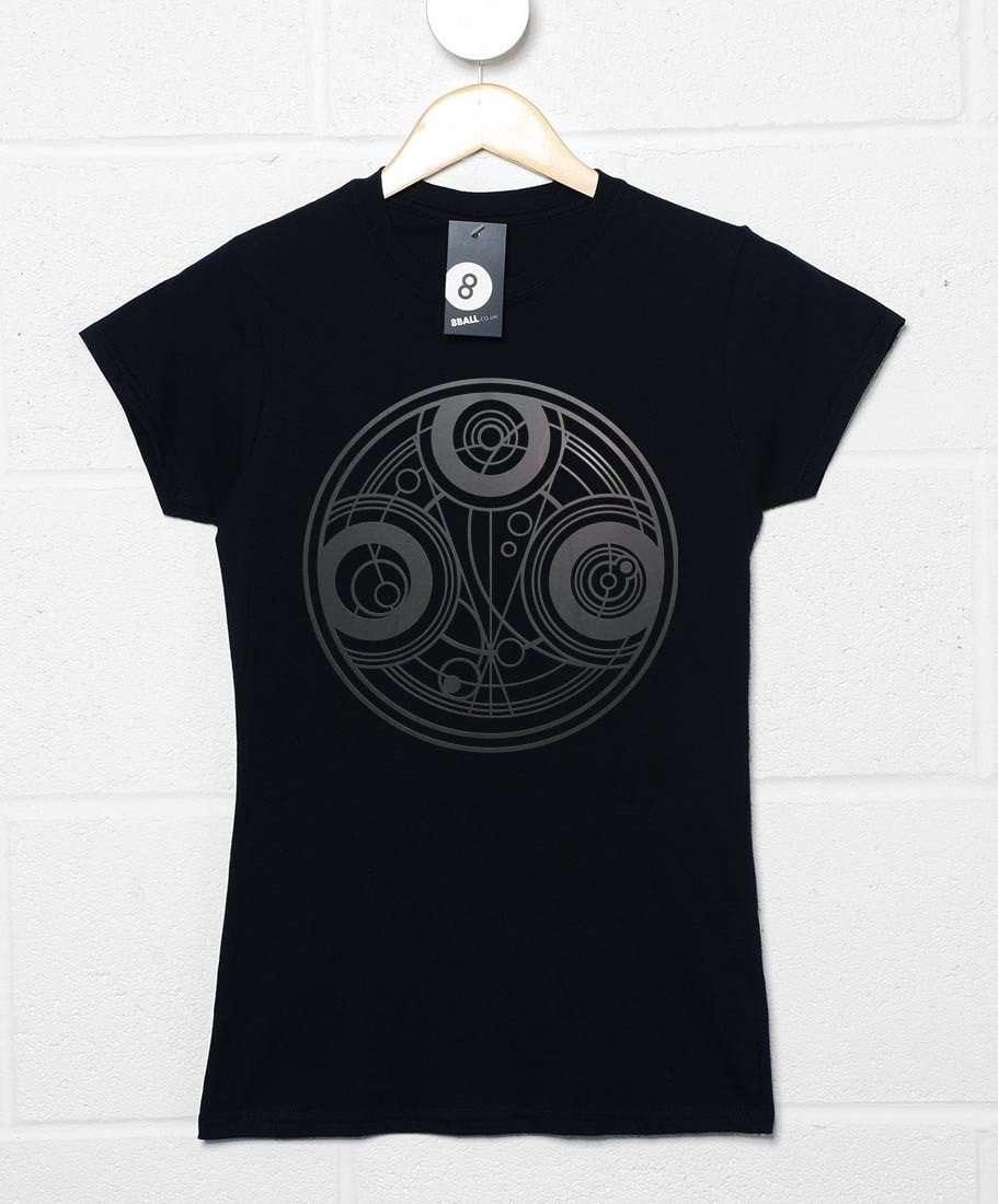 Timelord Symbol Fitted Womens T-Shirt 8Ball