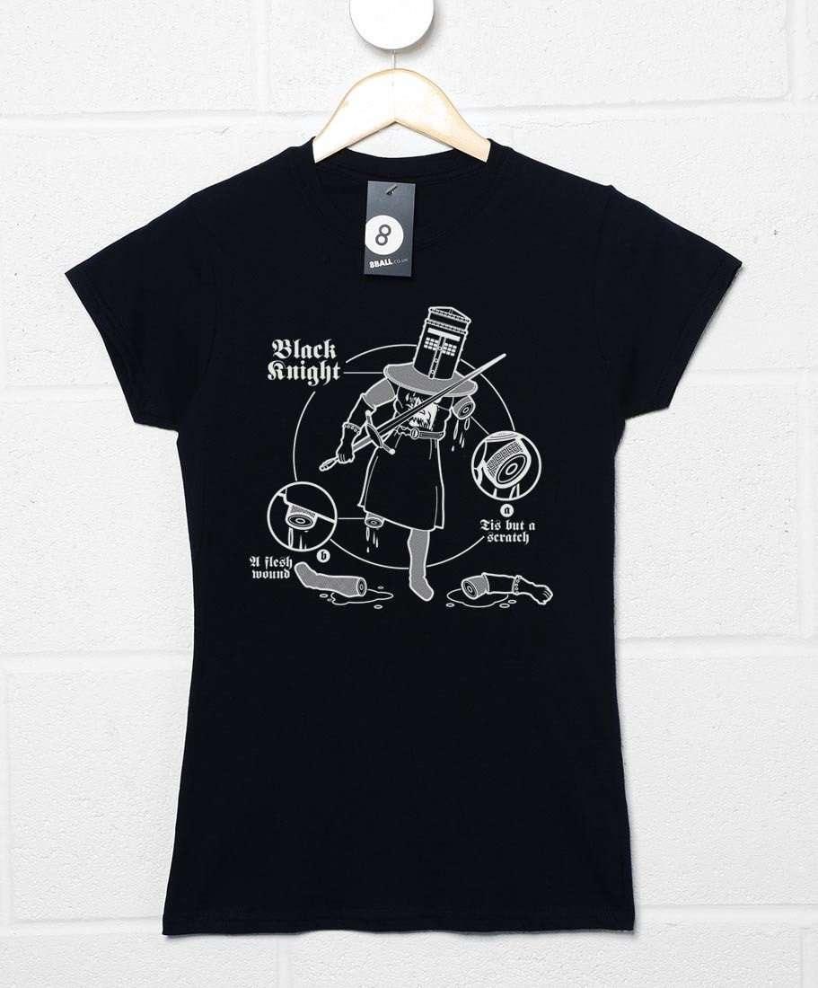 Tis But A Scratch Womens Fitted T-Shirt, Inspired By Monty Python 8Ball