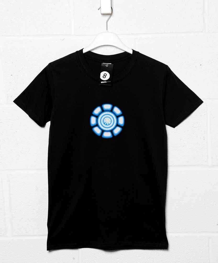 Tony Stark Power Coil Chest Mens Graphic T-Shirt 8Ball