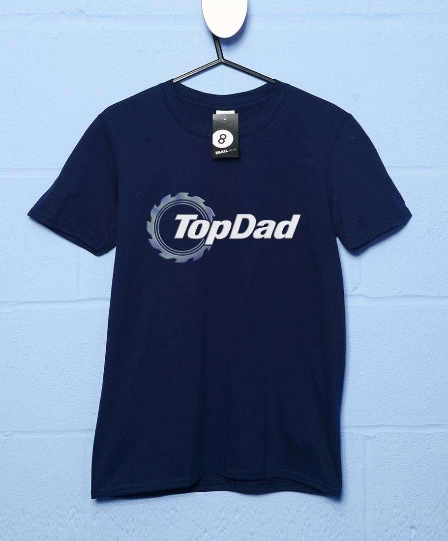 Top Dad Gear Logo Mens T-Shirt 8Ball