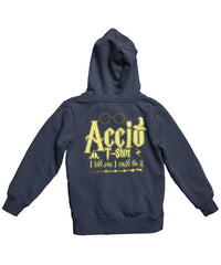 Thumbnail for Top Notchy Accio Back Printed Unisex Hoodie 8Ball