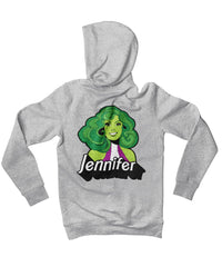 Thumbnail for Top Notchy Barbie She Hulk Back Printed Unisex Hoodie 8Ball