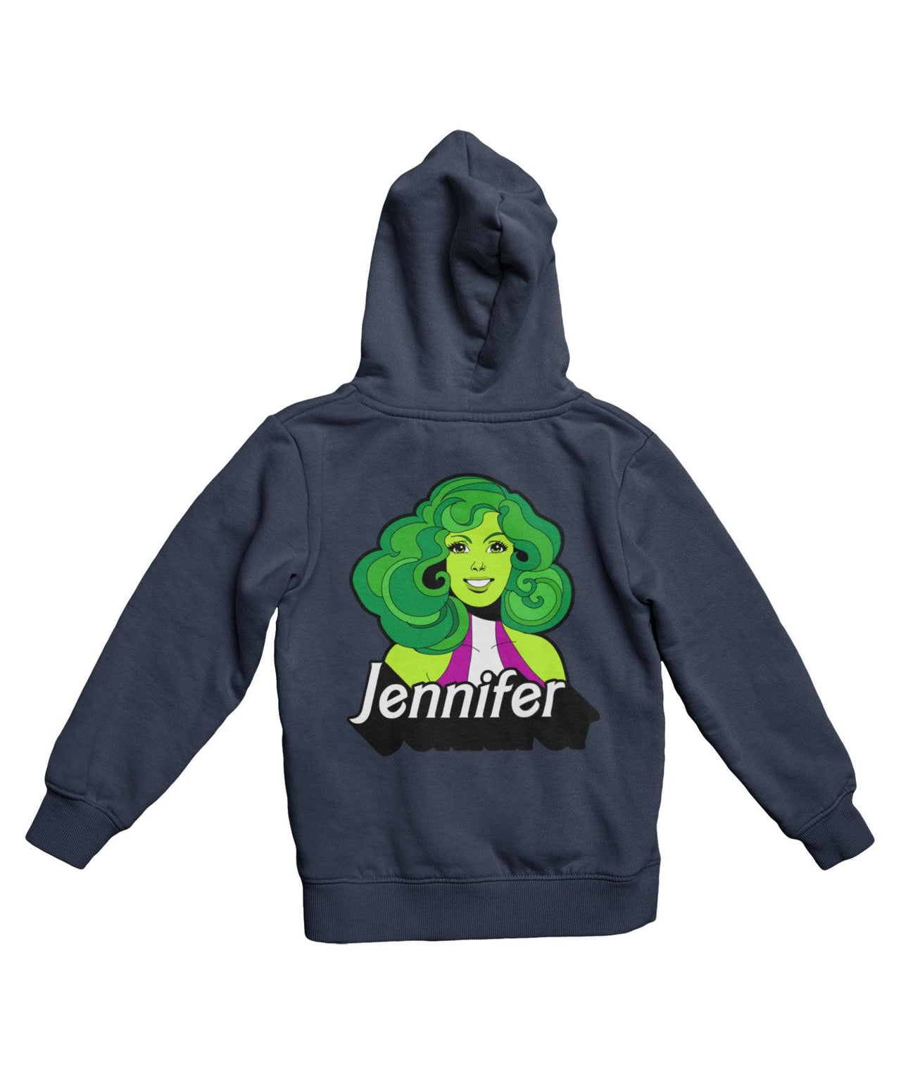 Top Notchy Barbie She Hulk Back Printed Unisex Hoodie 8Ball