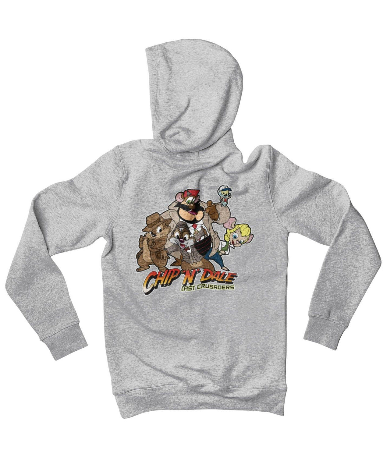 Top Notchy Chip N Dale Last Crusaders Back Printed Hoodie For Men and Women 8Ball