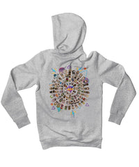 Thumbnail for Top Notchy Circular How I Spent The 80s Back Printed Graphic Hoodie 8Ball