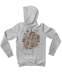 Thumbnail for Top Notchy Circular How I Spent The 80s Back Printed Graphic Hoodie 8Ball