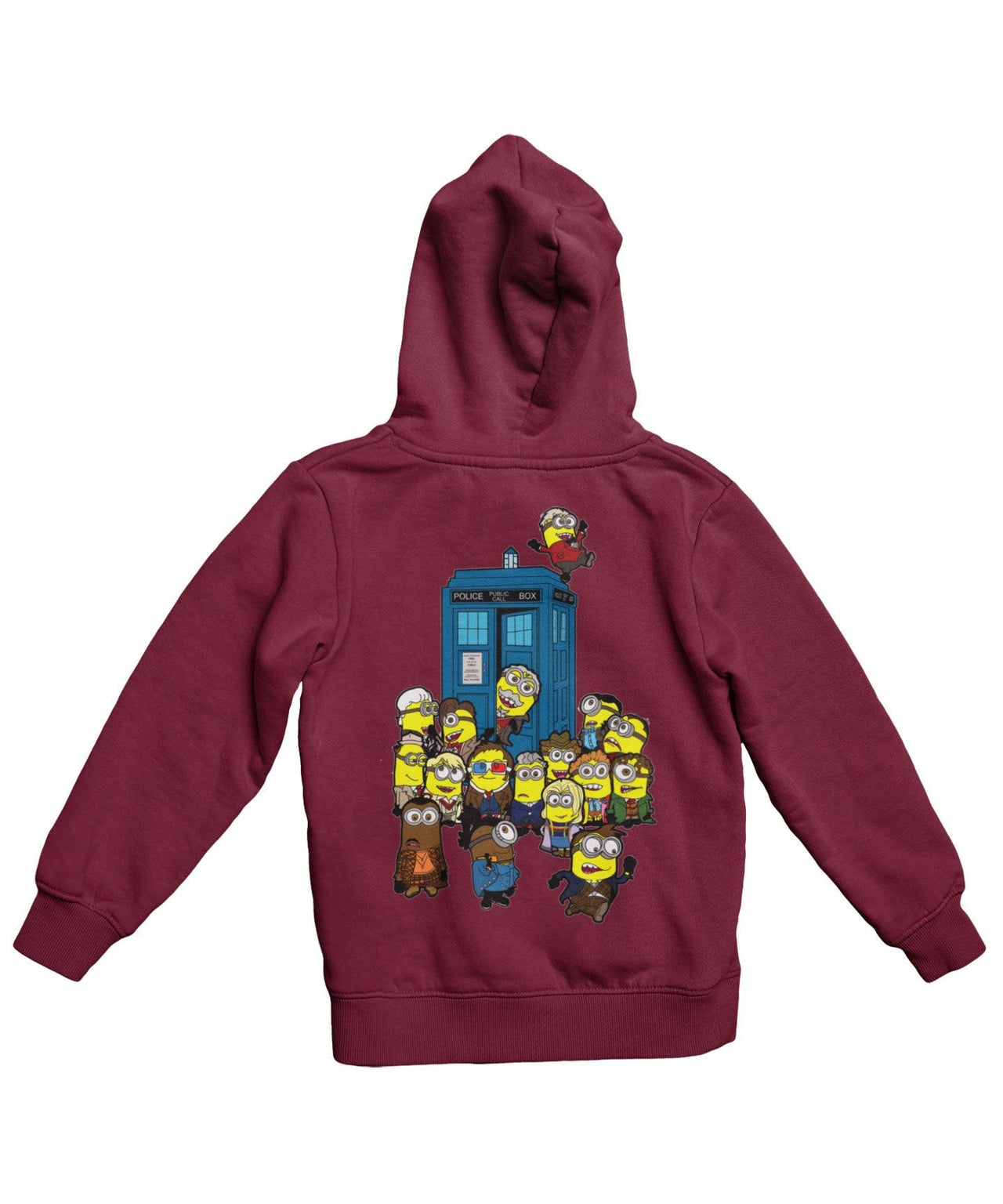 Top Notchy Doctor Minions Back Printed Graphic Hoodie 8Ball