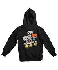 Thumbnail for Top Notchy Goldenpuff Girls Back Printed Graphic Hoodie 8Ball