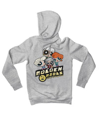Thumbnail for Top Notchy Goldenpuff Girls Back Printed Graphic Hoodie 8Ball