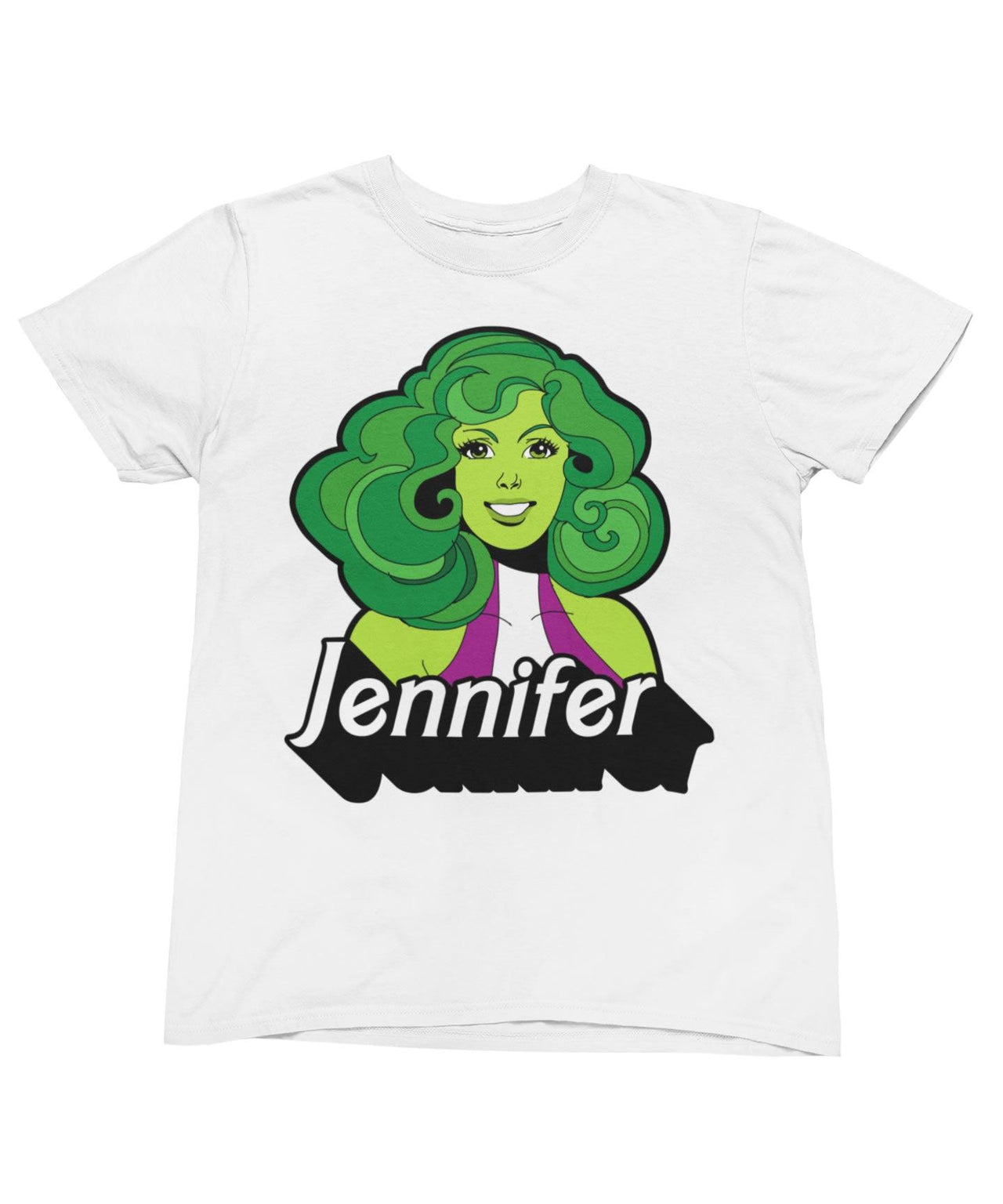 Top Notchy Jennifer Barbie She-Hulk Men's/Unisex Unisex T-Shirt 8Ball