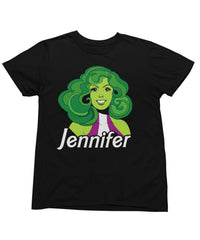 Thumbnail for Top Notchy Jennifer Barbie She-Hulk Men's/Unisex Unisex T-Shirt 8Ball