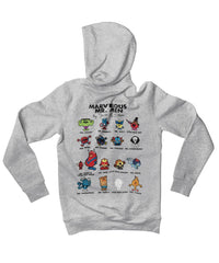 Thumbnail for Top Notchy Marvelous Mr Men Back Printed Graphic Hoodie 8Ball