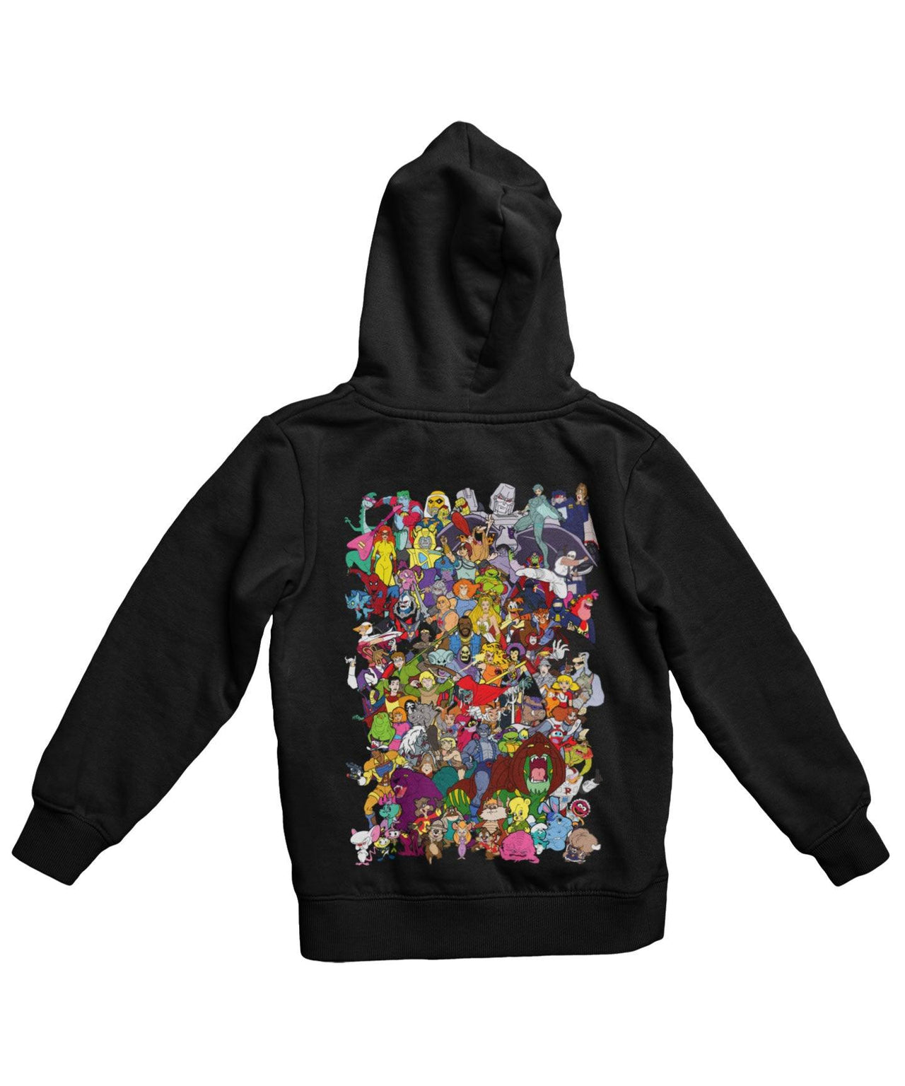 Top Notchy Saturday Morning Cartoons Back Printed Hoodie For Men and Women 8Ball