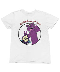 Thumbnail for Top Notchy Skeletor and Panther Men's/Unisex T-Shirt For Men 8Ball