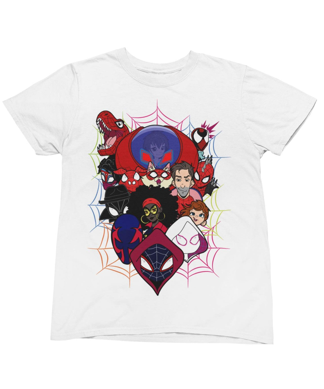 Top Notchy Spiderverse Explosion Men's/Unisex Mens Graphic T-Shirt 8Ball