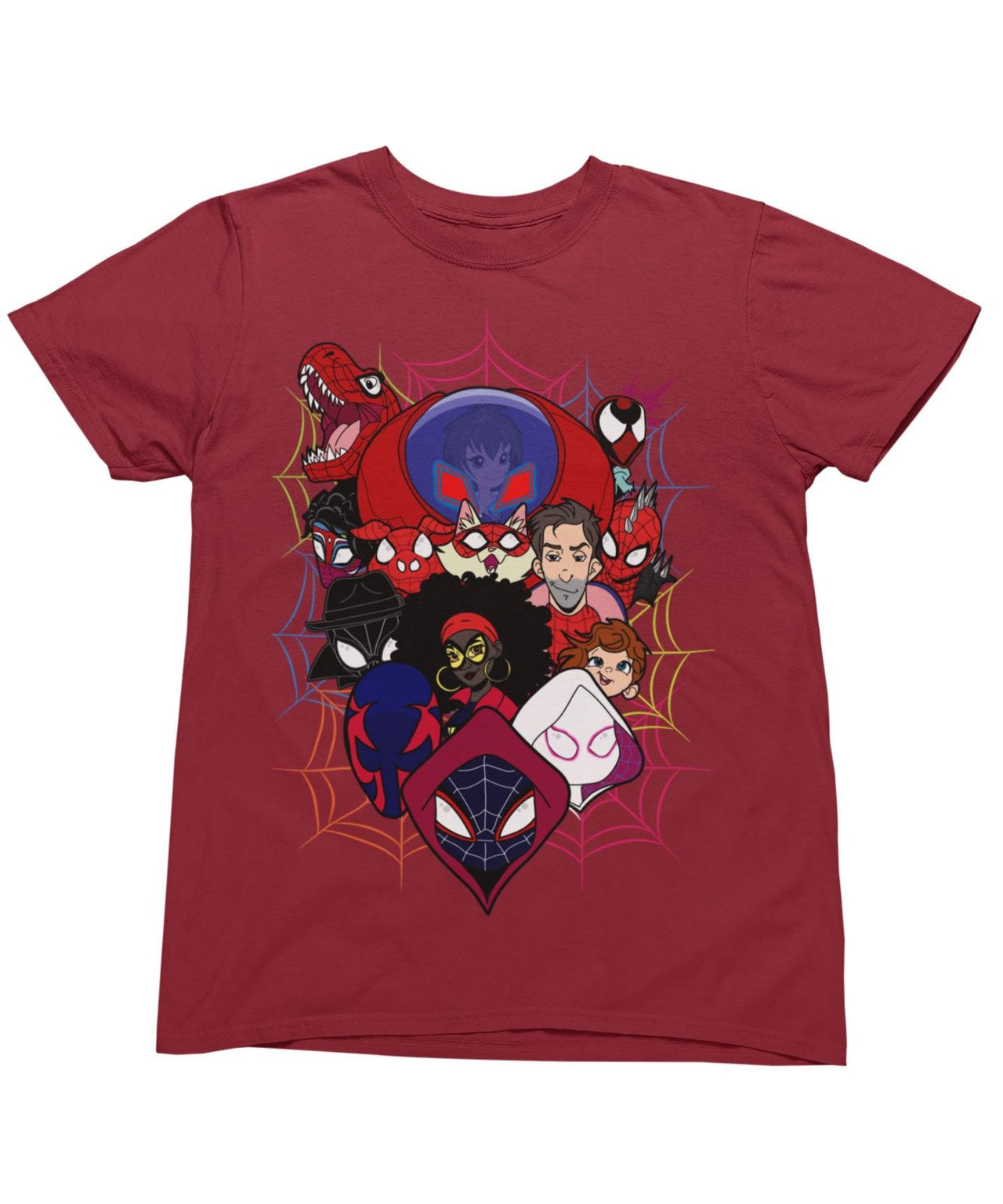 Top Notchy Spiderverse Explosion Men's/Unisex Mens Graphic T-Shirt 8Ball