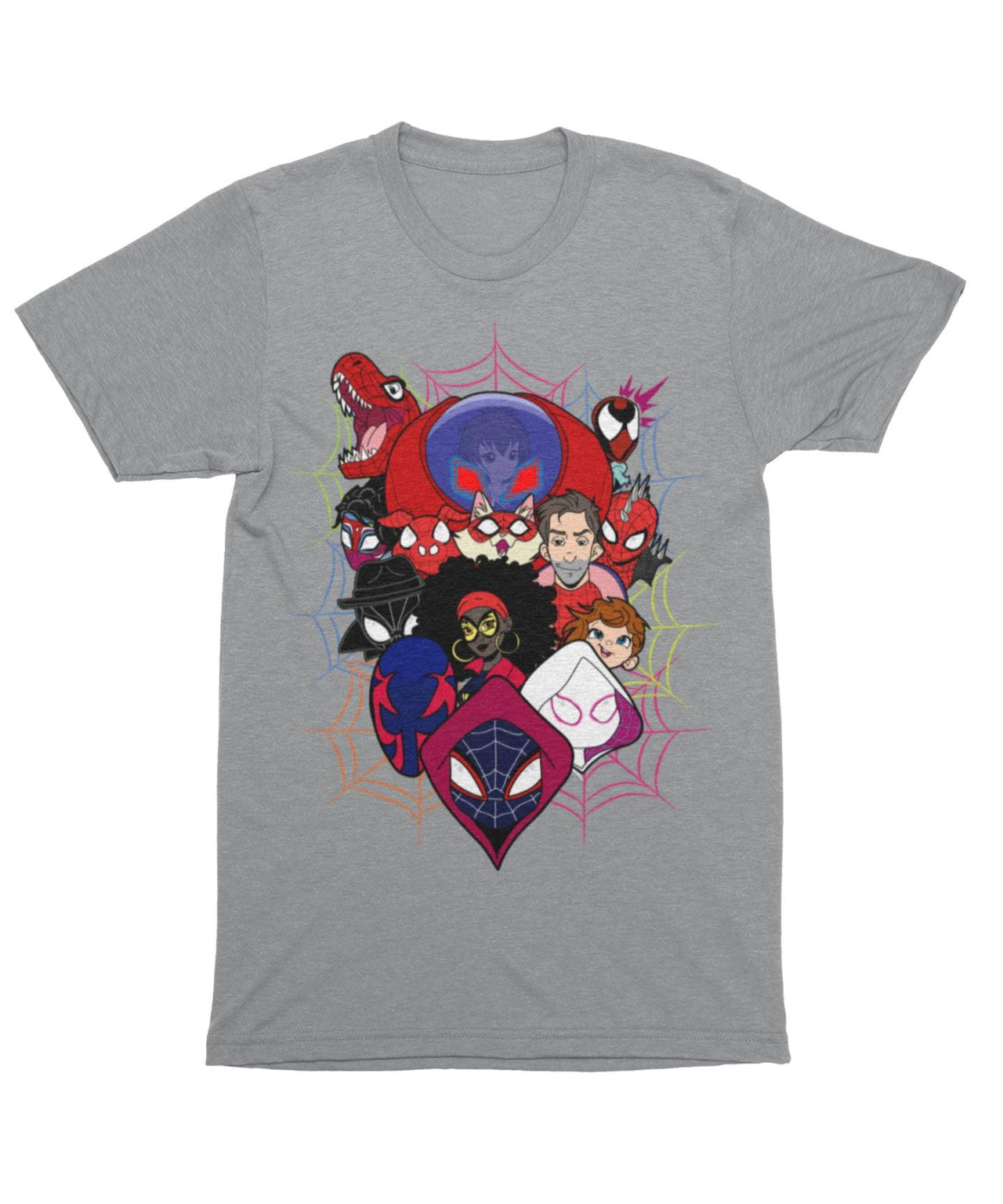 Top Notchy Spiderverse Explosion Men's/Unisex Mens Graphic T-Shirt 8Ball