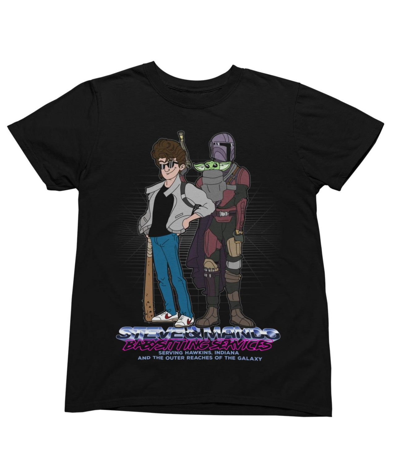 Top Notchy Steve and Mando Babsitting Men's/Unisex Graphic T-Shirt For Men 8Ball