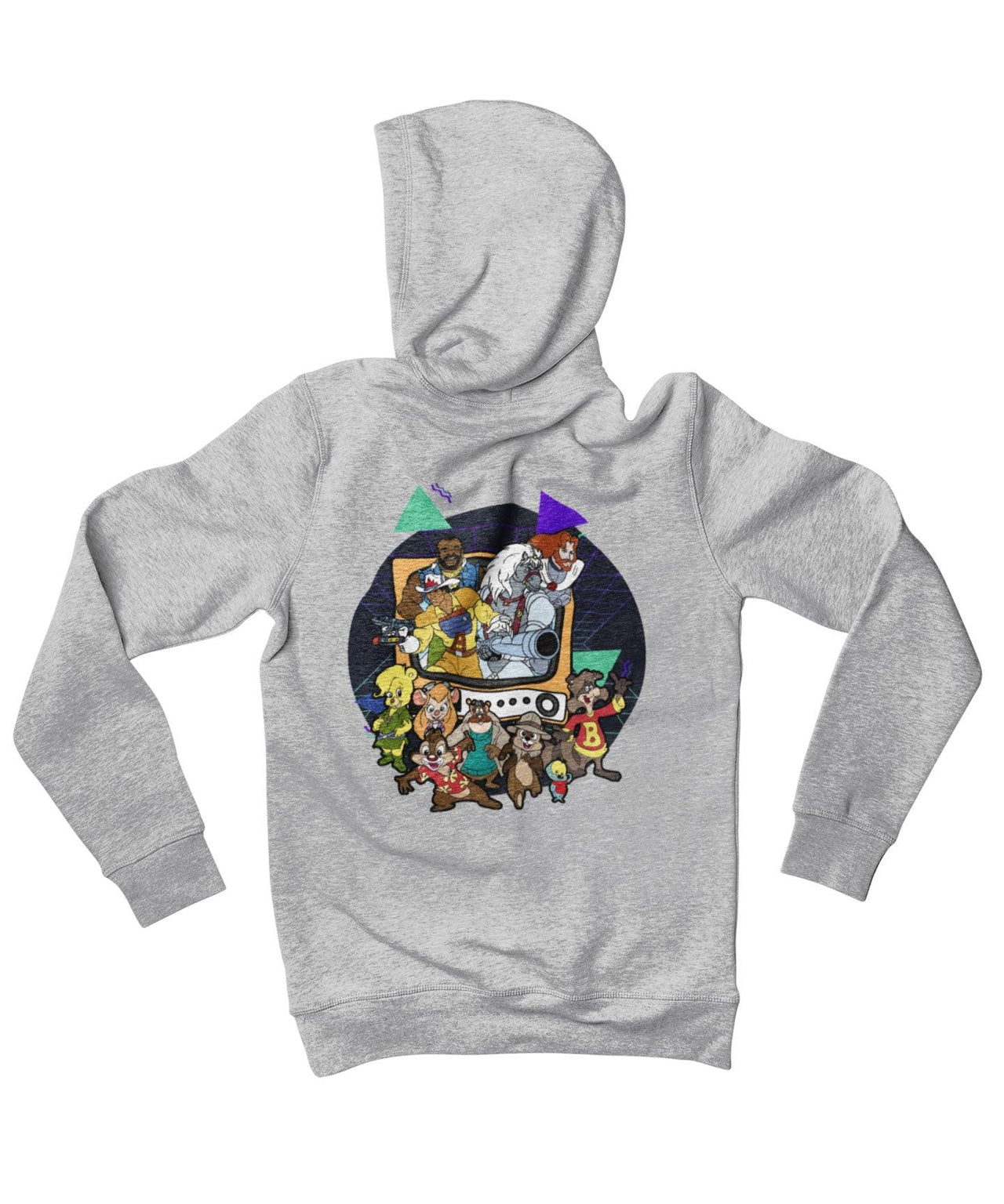 Top Notchy TV Toon Number 2 Back Printed Unisex Hoodie 8Ball