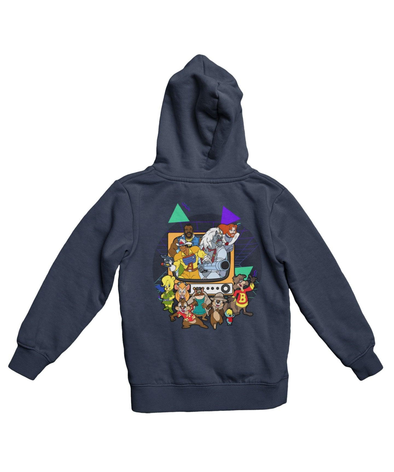 Top Notchy TV Toon Number 2 Back Printed Unisex Hoodie 8Ball