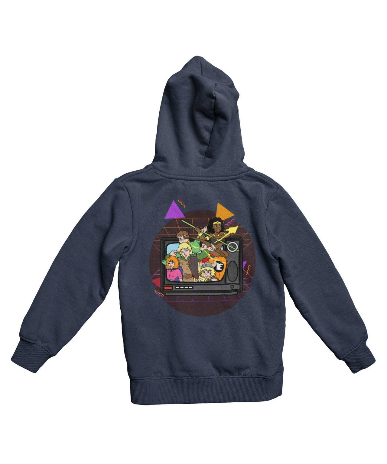 Top Notchy TV Toon Number 6 Back Printed Hoodie For Men and Women 8Ball