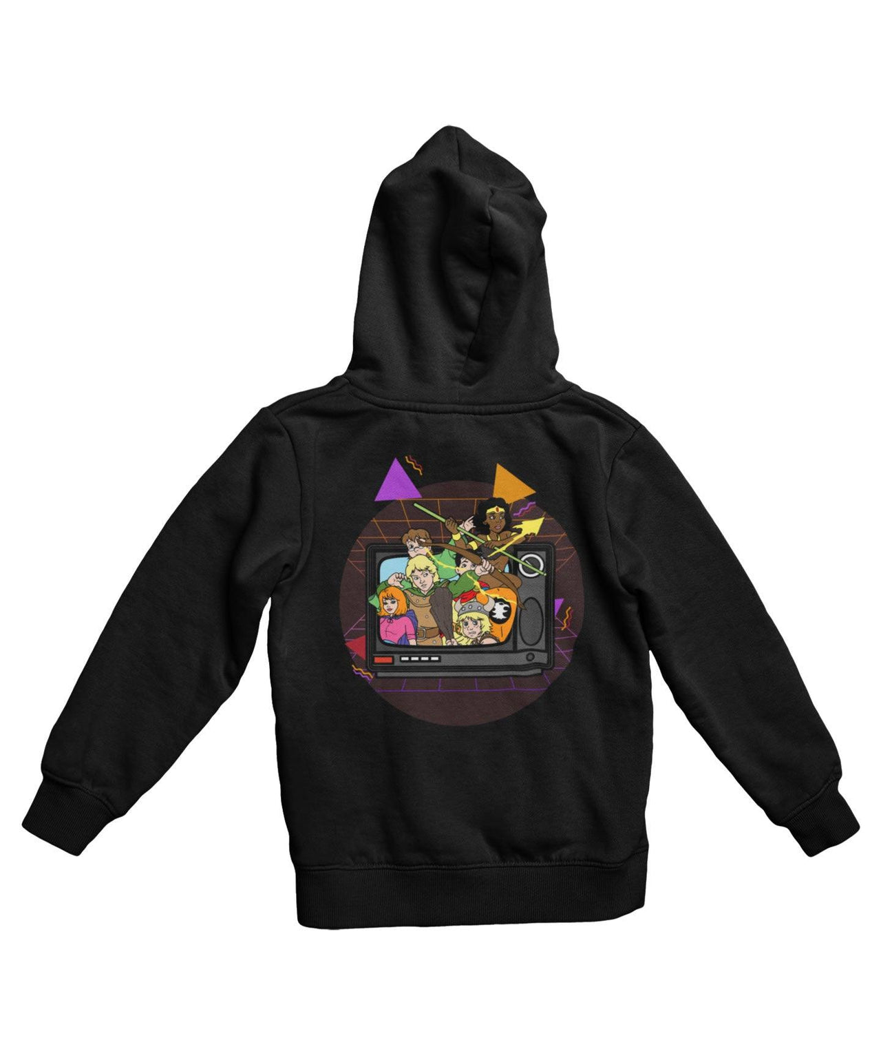 Top Notchy TV Toon Number 6 Back Printed Hoodie For Men and Women 8Ball