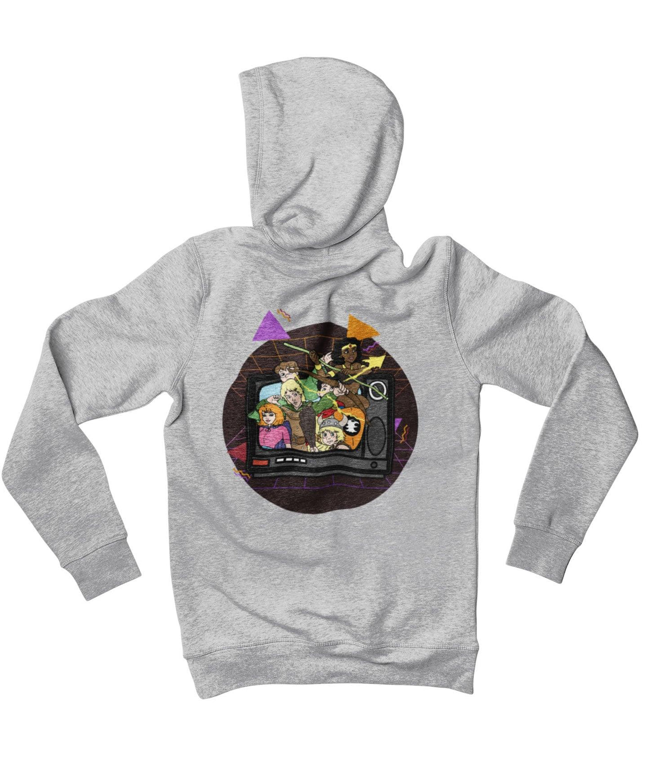 Top Notchy TV Toon Number 6 Back Printed Hoodie For Men and Women 8Ball