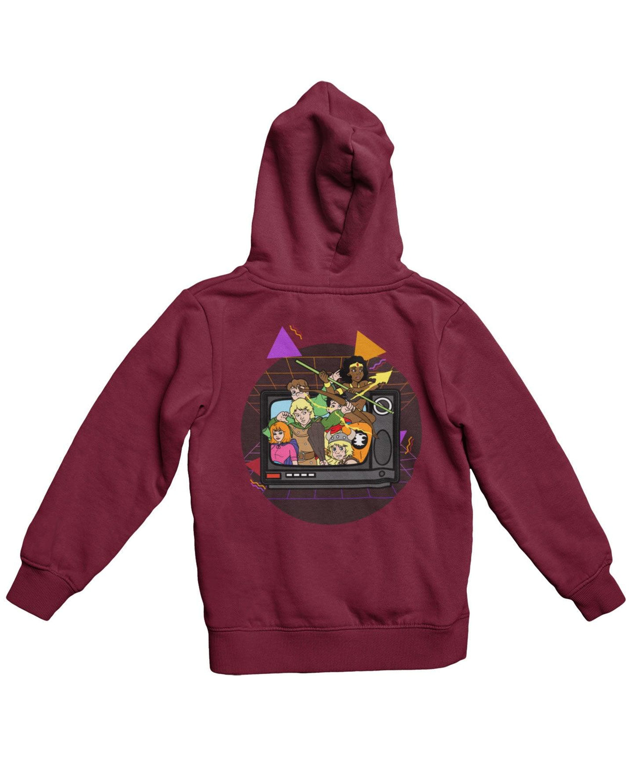 Top Notchy TV Toon Number 6 Back Printed Hoodie For Men and Women 8Ball