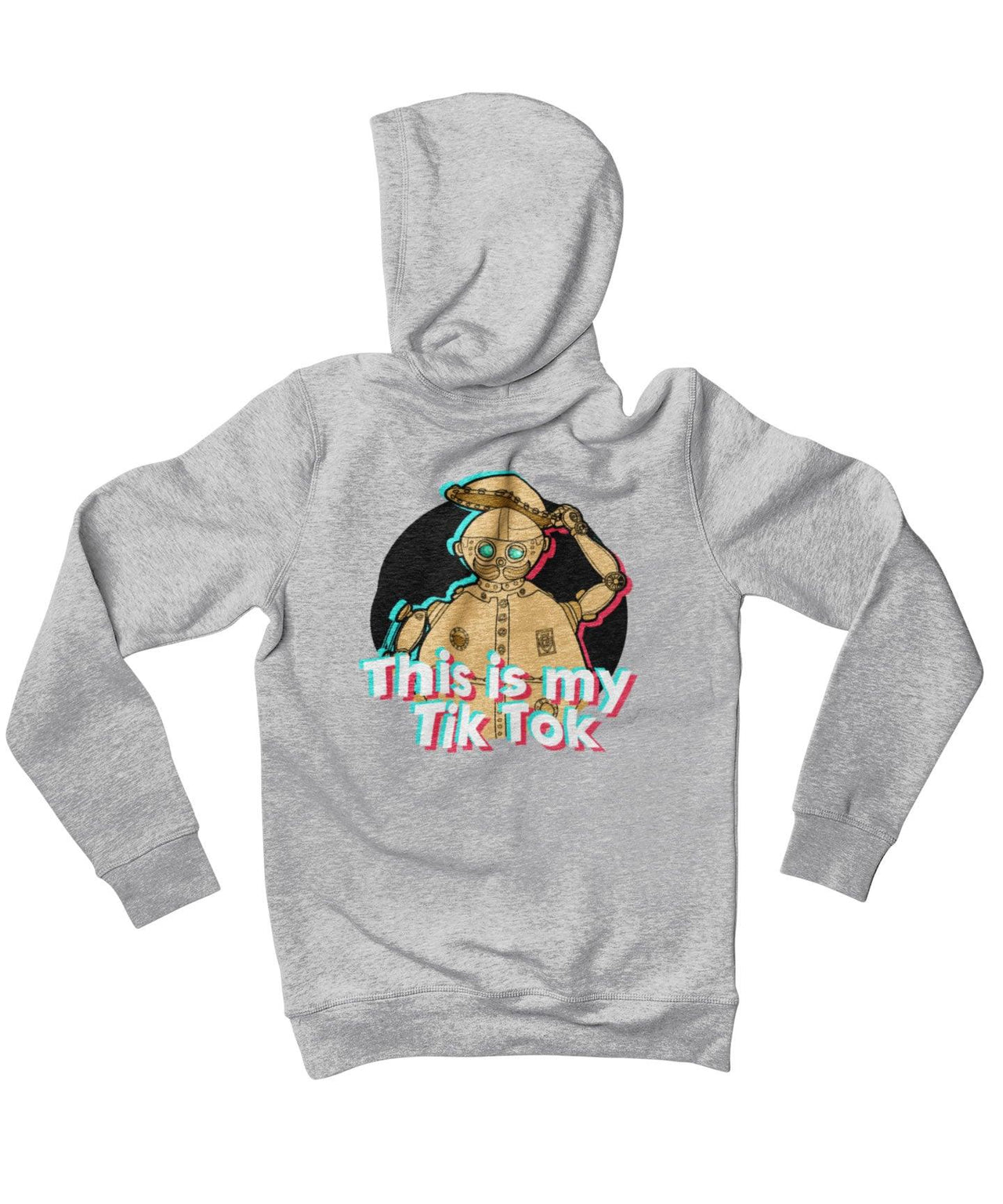 Top Notchy This Is My Tik Tok Back Printed Unisex Hoodie 8Ball