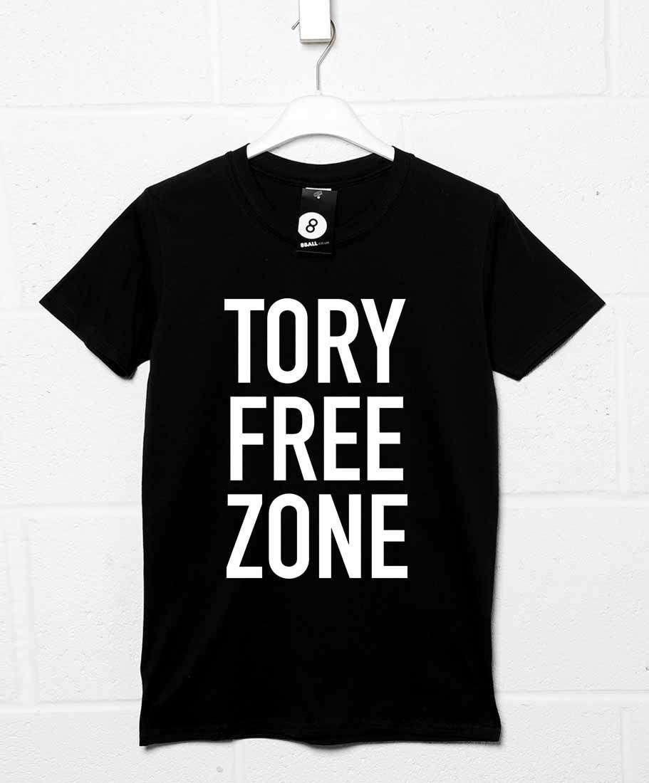 Tory Free Zone by Newscrasher Unisex T-Shirt 8Ball