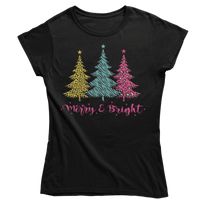 Thumbnail for Triple Christmas Tree Womens Style T-Shirt 8Ball