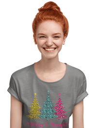 Thumbnail for Triple Christmas Tree Womens Style T-Shirt 8Ball