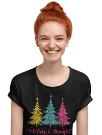 Thumbnail for Triple Christmas Tree Womens Style T-Shirt 8Ball