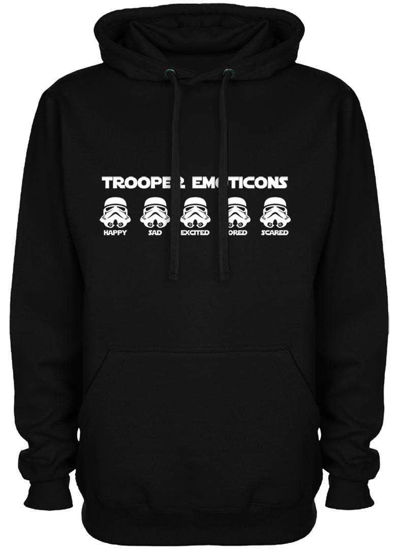 Trooper Emoticons Graphic Hoodie 8Ball
