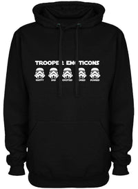Thumbnail for Trooper Emoticons Graphic Hoodie 8Ball