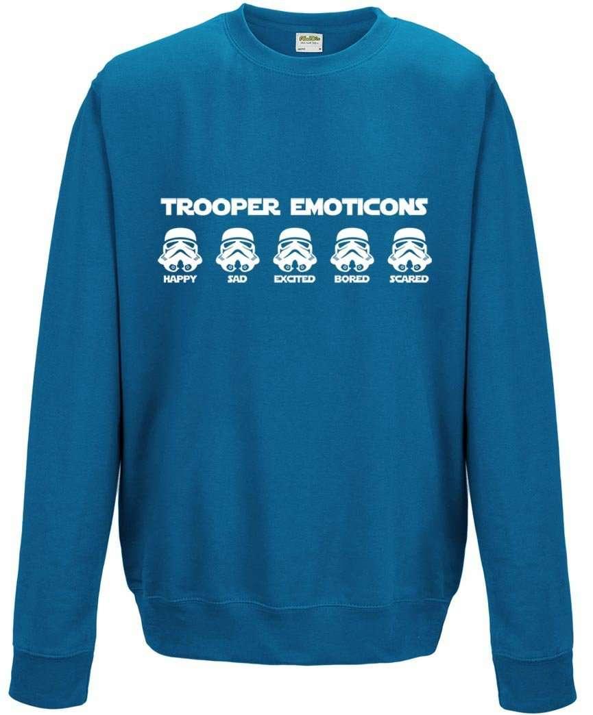 Trooper Emoticons Sweatshirt For Men and Women 8Ball