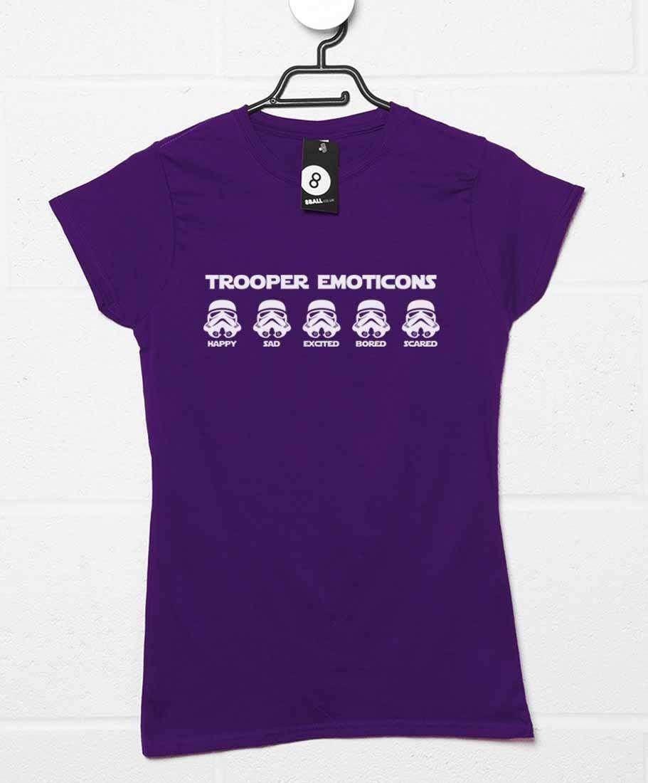 Trooper Emoticons Womens Style T-Shirt 8Ball