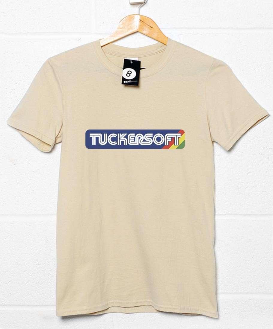 Tuckersoft Logo Mens Graphic T-Shirt 8Ball