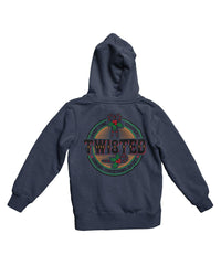 Thumbnail for Twisted Candy Cane Colour Back Printed Christmas Hoodie For Men and Women 8Ball