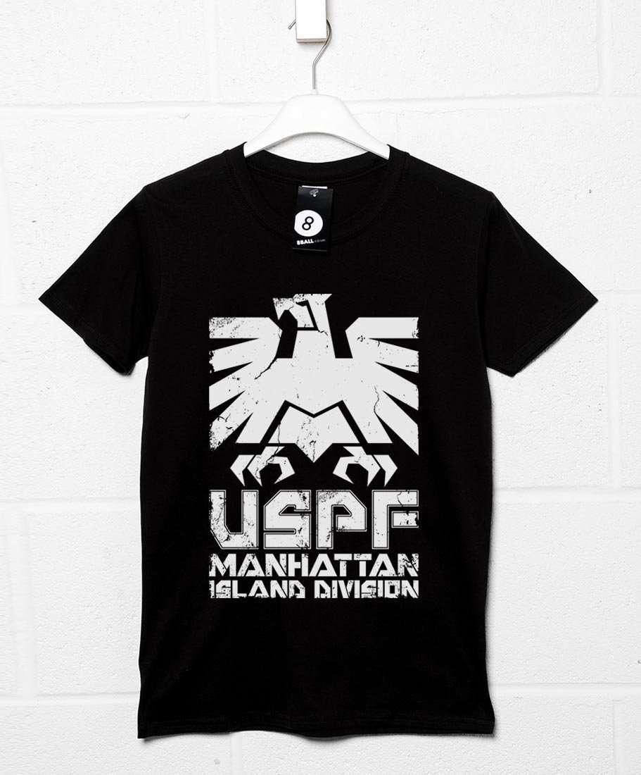 USPF Manhattan Division Mens T-Shirt 8Ball