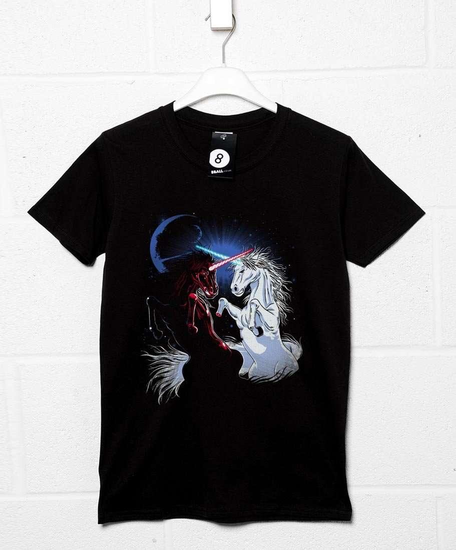 Unicorn Wars Mens Graphic T-Shirt 8Ball