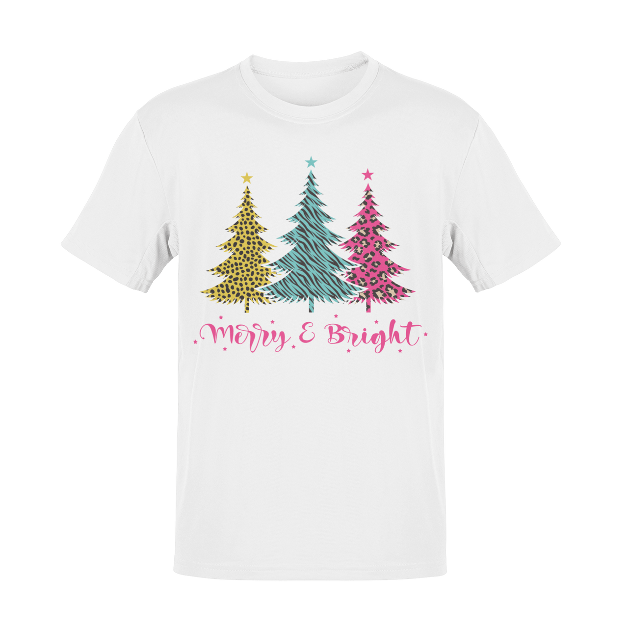 Unisex Triple Christmas Tree Adult for Men and Women Graphic T-Shirt For Men 8Ball