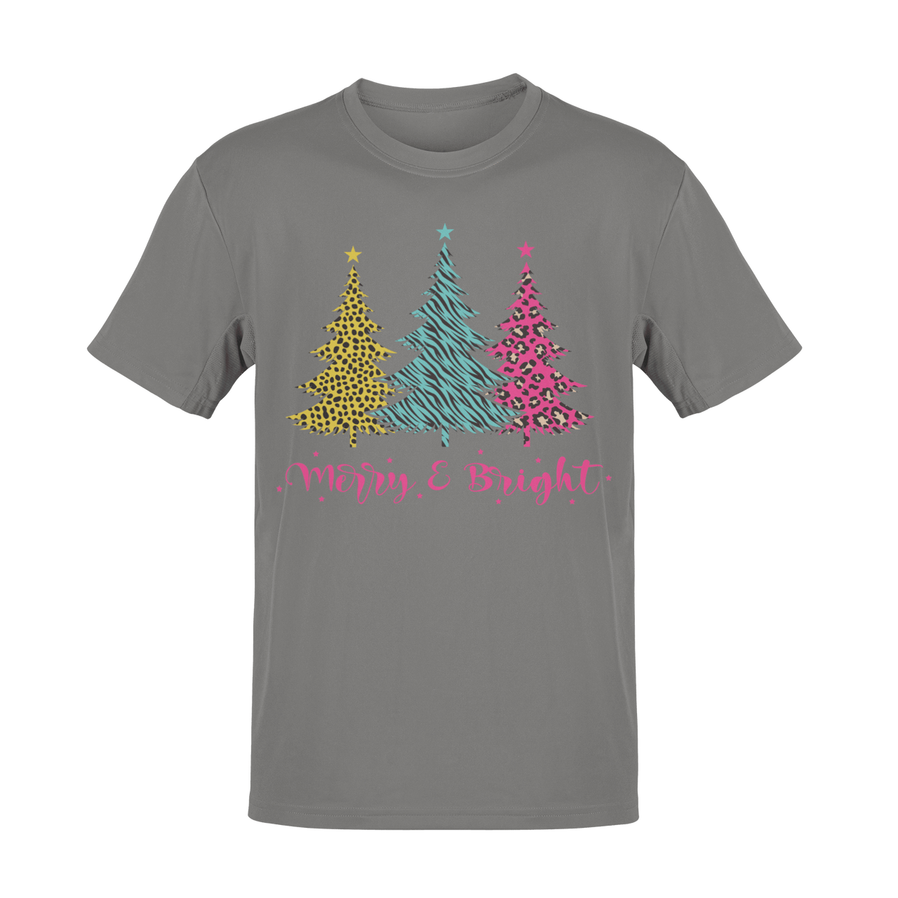 Unisex Triple Christmas Tree Adult for Men and Women Graphic T-Shirt For Men 8Ball