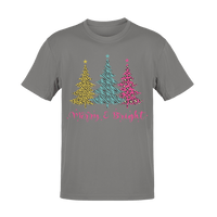 Thumbnail for Unisex Triple Christmas Tree Adult for Men and Women Graphic T-Shirt For Men 8Ball