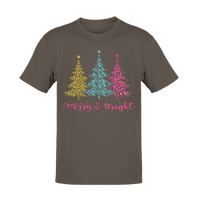 Thumbnail for Unisex Triple Christmas Tree Adult for Men and Women Graphic T-Shirt For Men 8Ball