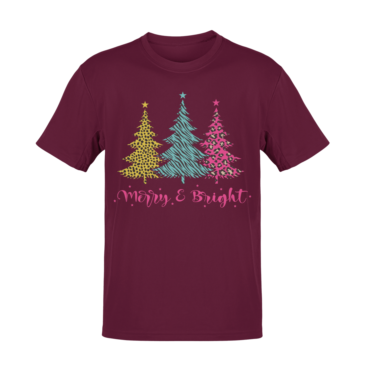 Unisex Triple Christmas Tree Adult for Men and Women Graphic T-Shirt For Men 8Ball