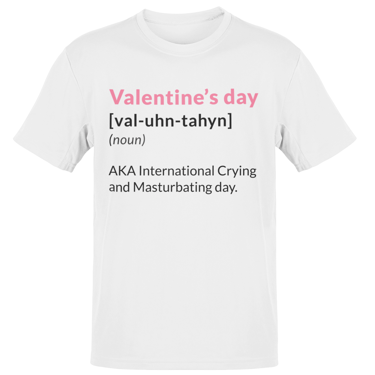 Valentine's Day Definition Also Known As Adult T-Shirt For Men 8Ball